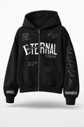 Eternal Vision Zip Hoodie - Angel Paradise Edition Black