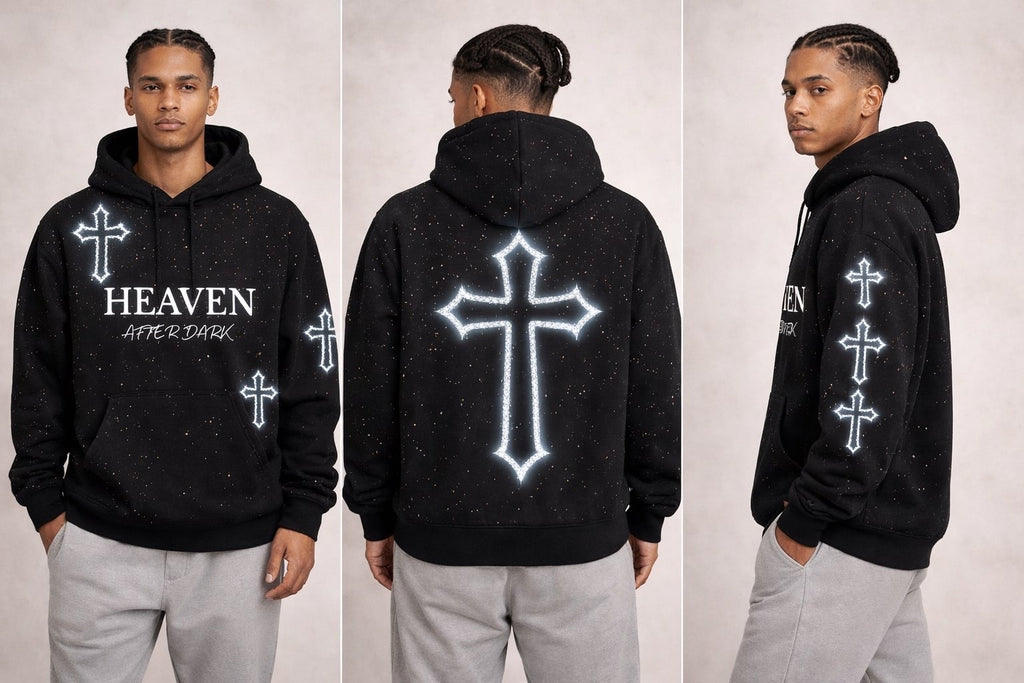 Heaven After Dark™ Nightfall Cross Hoodie